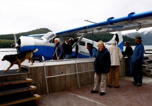 floatplane at Knight Inlet Lodge