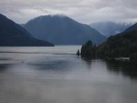 Glendale Cove with Knight Inlet in the background