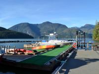 kayaks at Knight Inlet Lodge