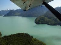 aerial view of Knight Inlet