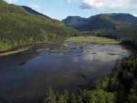 looking into Glendale Cove from Knight Inlet 