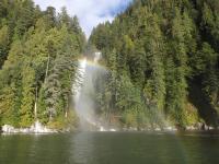 waterfall in Knight Inlet