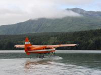 departing Knight Inlet Lodge dock